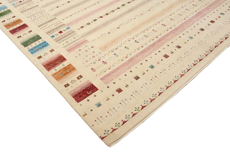 Dywan Gabbeh - Loribaft Indus - 356 x 251 cm - jasny beż