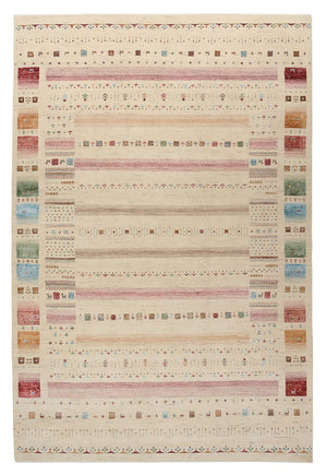 Dywan Gabbeh - Loribaft Indus - 304 x 203 cm - jasny beż