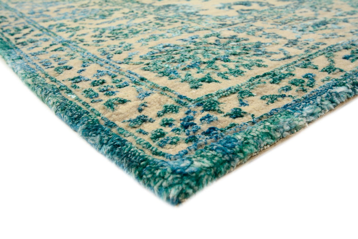 Designerski dywan - 201 x 155 cm - jasny beż