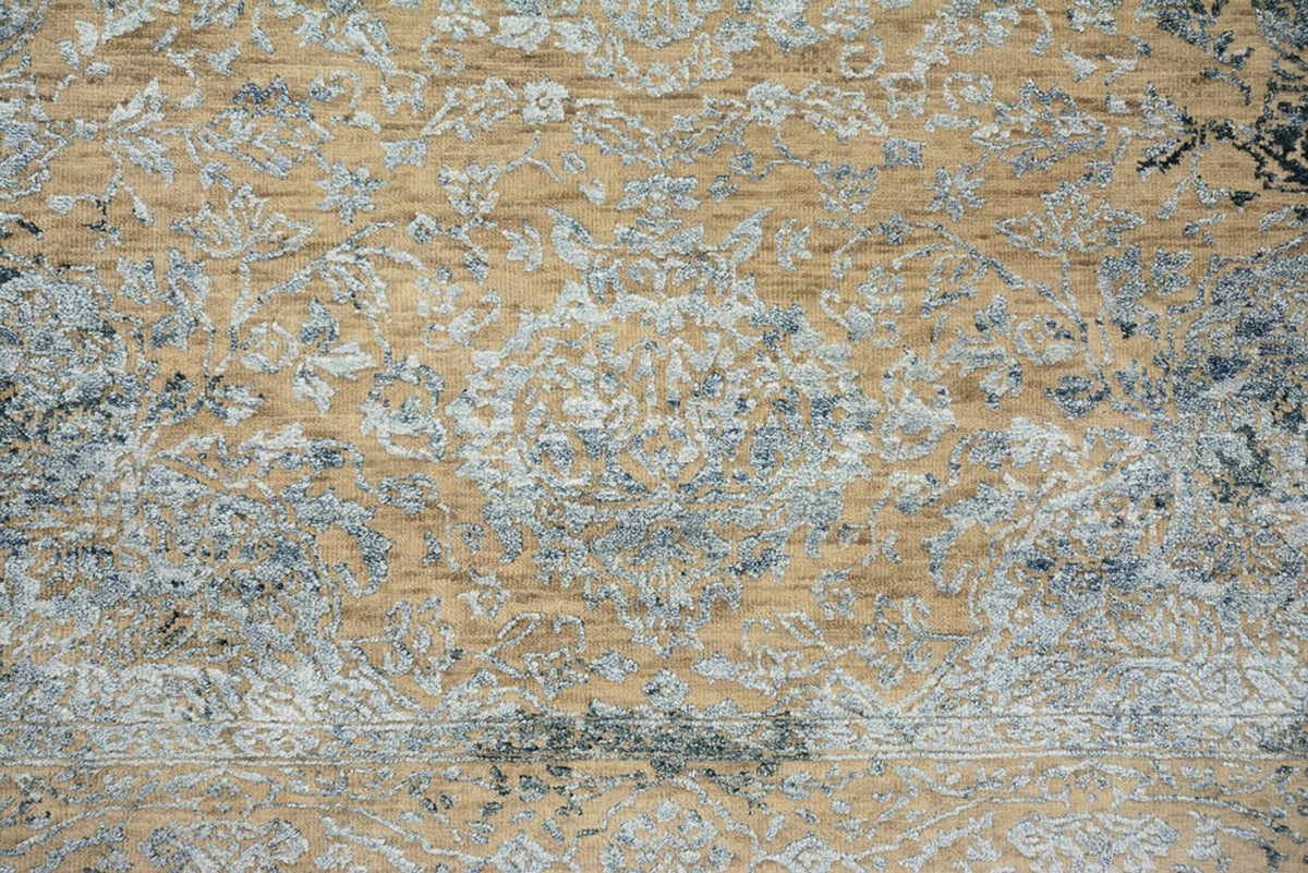 Designerski dywan - 197 x 145 cm - karmelowy