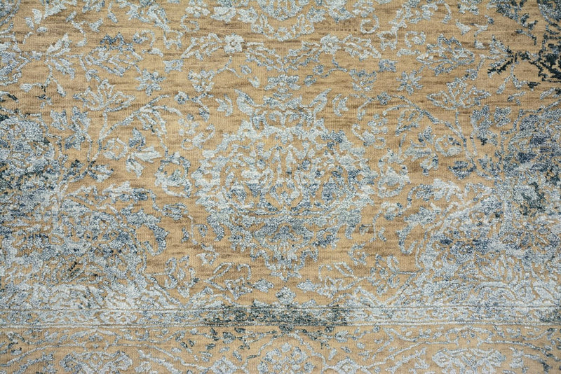 Designerski dywan - 197 x 145 cm - karmelowy