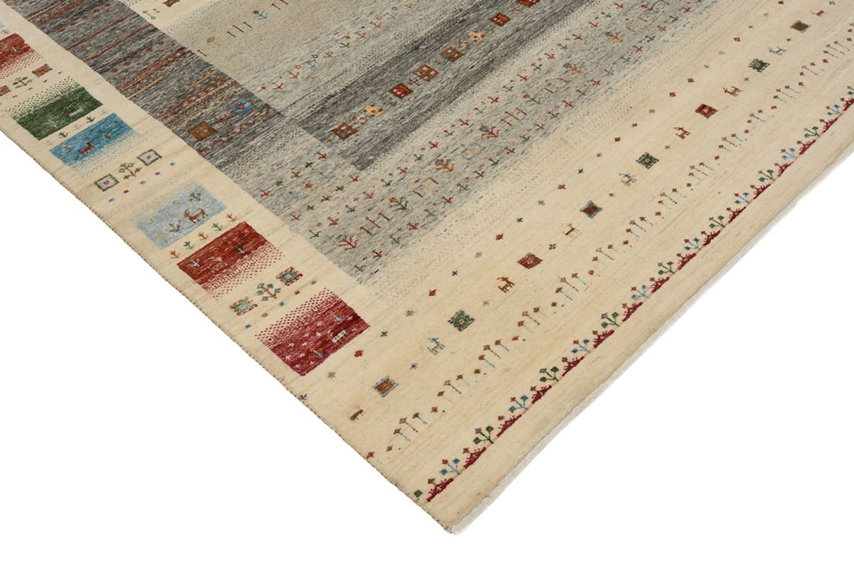 Dywan Gabbeh - Loribaft Indus - 244 x 177 cm - jasny beż