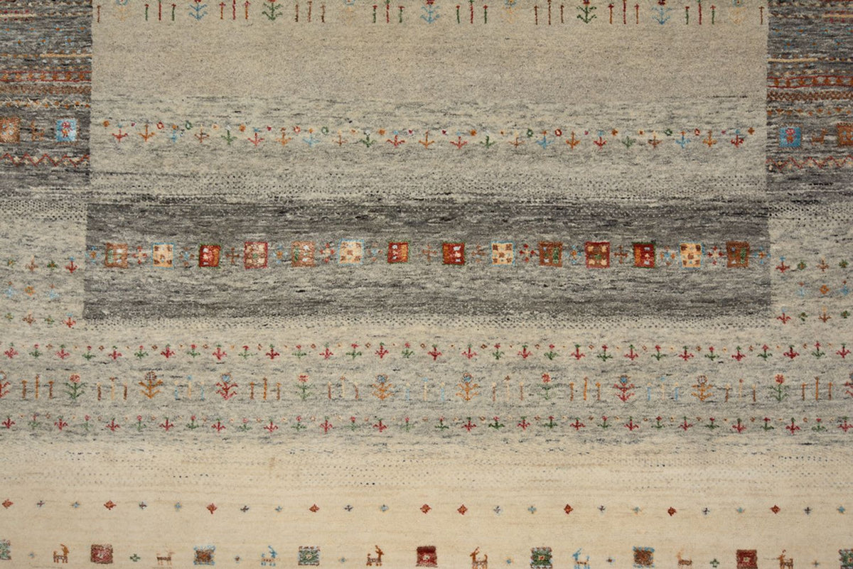 Dywan Gabbeh - Loribaft Indus - 244 x 177 cm - jasny beż