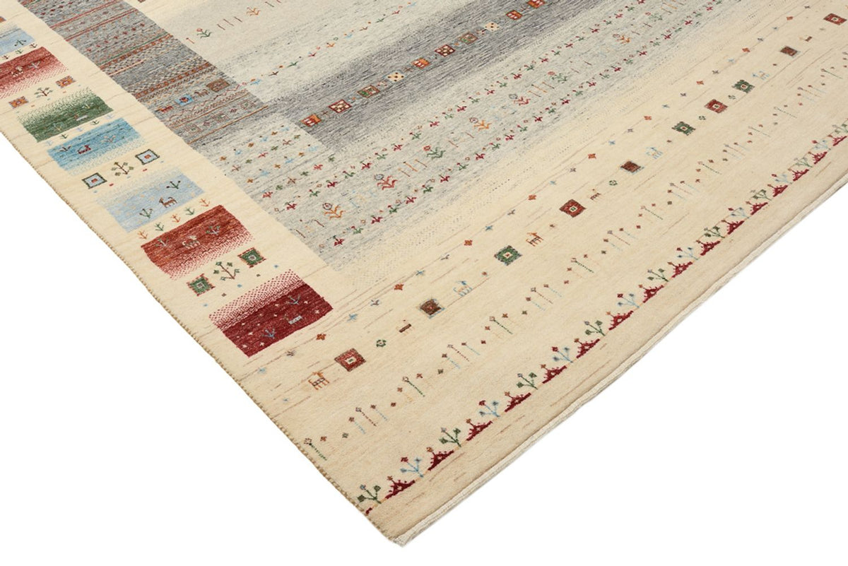 Dywan Gabbeh - Loribaft Indus - 351 x 248 cm - jasny beż