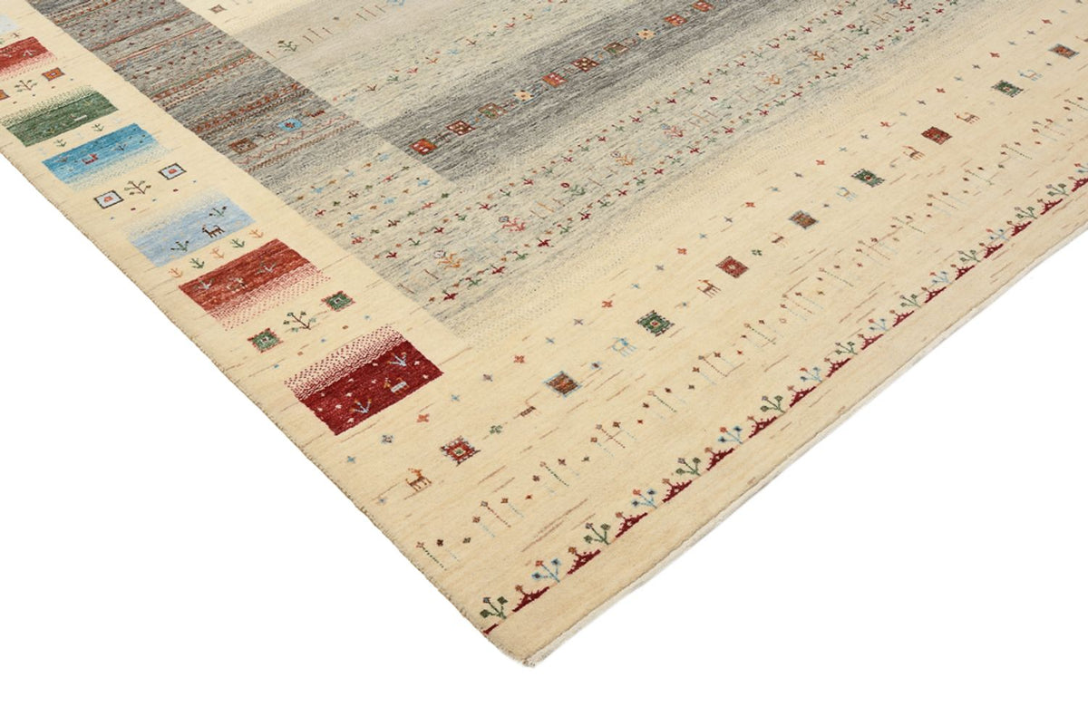 Dywan Gabbeh - Loribaft Indus - 304 x 251 cm - jasny beż