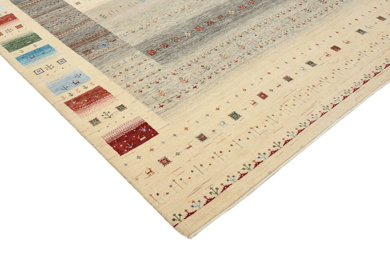 Dywan Gabbeh - Loribaft Indus - 304 x 251 cm - jasny beż