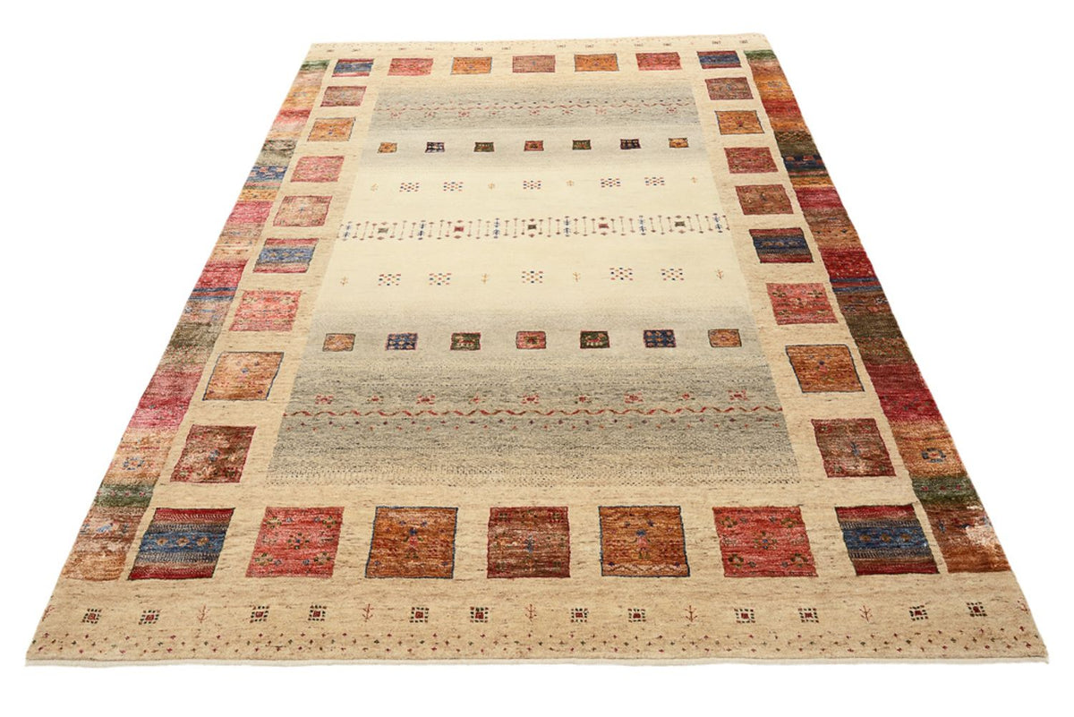 Dywan Gabbeh - Loribaft Indus - 244 x 172 cm - wielokolorowy
