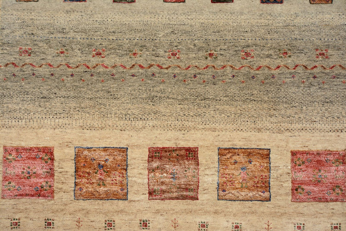 Dywan Gabbeh - Loribaft Indus - 244 x 172 cm - wielokolorowy