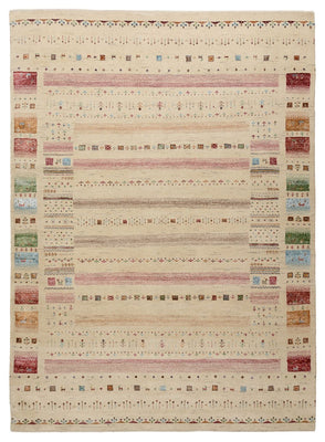 Dywan Gabbeh - Loribaft Indus - 239 x 174 cm - jasny beż