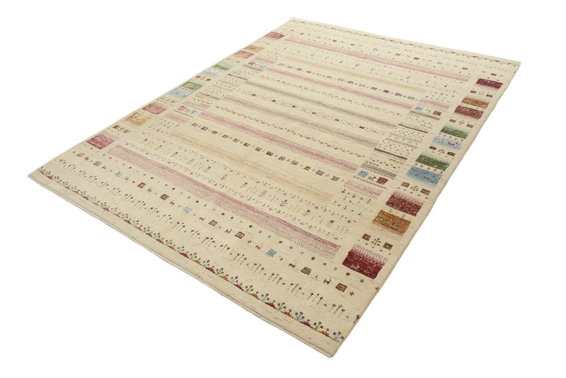 Dywan Gabbeh - Loribaft Indus - 239 x 174 cm - jasny beż