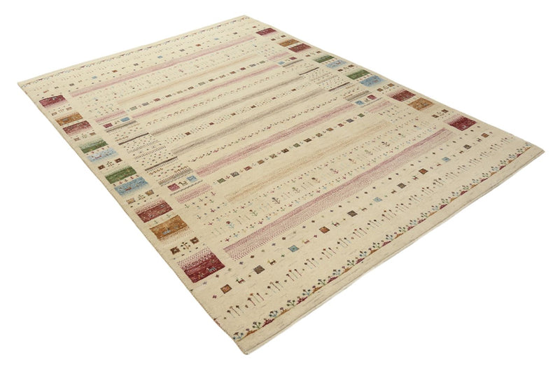 Dywan Gabbeh - Loribaft Indus - 239 x 174 cm - jasny beż