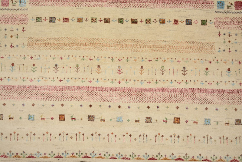 Dywan Gabbeh - Loribaft Indus - 239 x 174 cm - jasny beż