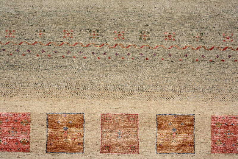 Dywan Gabbeh - Loribaft Indus - 302 x 205 cm - wielokolorowy