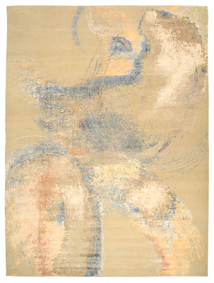 Designerski dywan - 372 x 281 cm - jasny beż