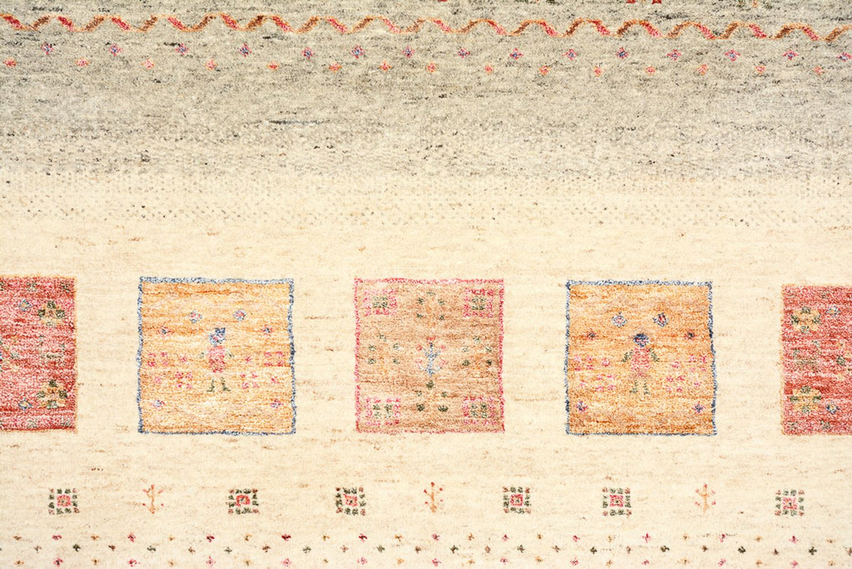 Dywan Gabbeh - Loribaft Indus - 244 x 175 cm - wielokolorowy
