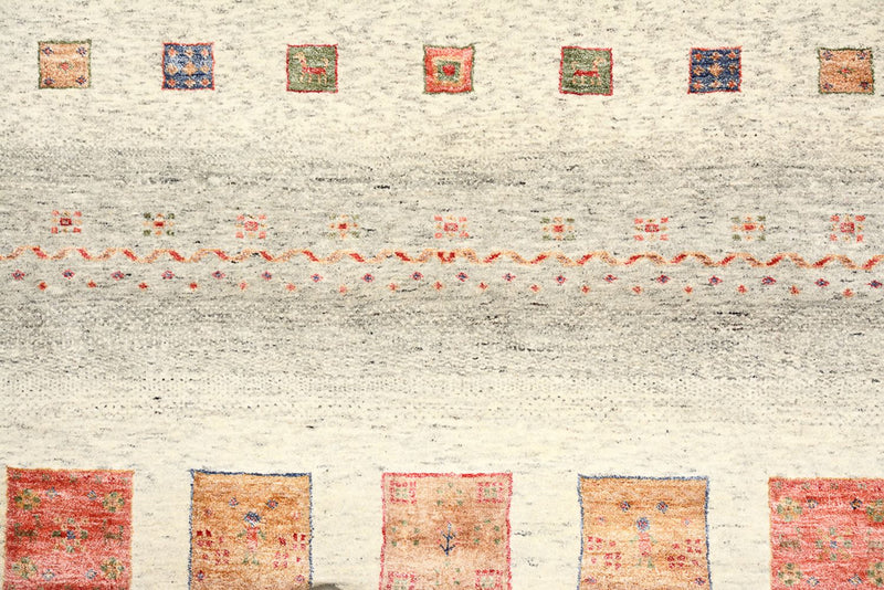 Dywan Gabbeh - Loribaft Indus - 239 x 174 cm - wielokolorowy