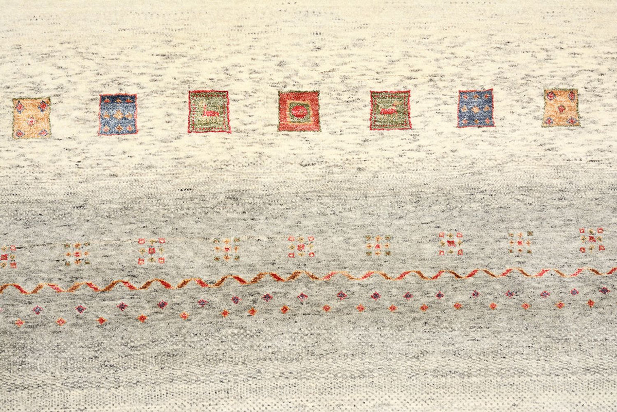 Dywan Gabbeh - Loribaft Indus - 341 x 248 cm - wielokolorowy