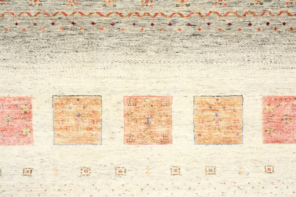 Dywan Gabbeh - Loribaft Indus - 302 x 206 cm - wielokolorowy