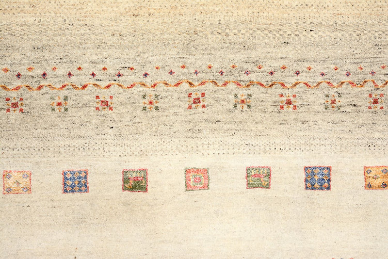 Dywan Gabbeh - Loribaft Indus - 207 x 148 cm - wielokolorowy