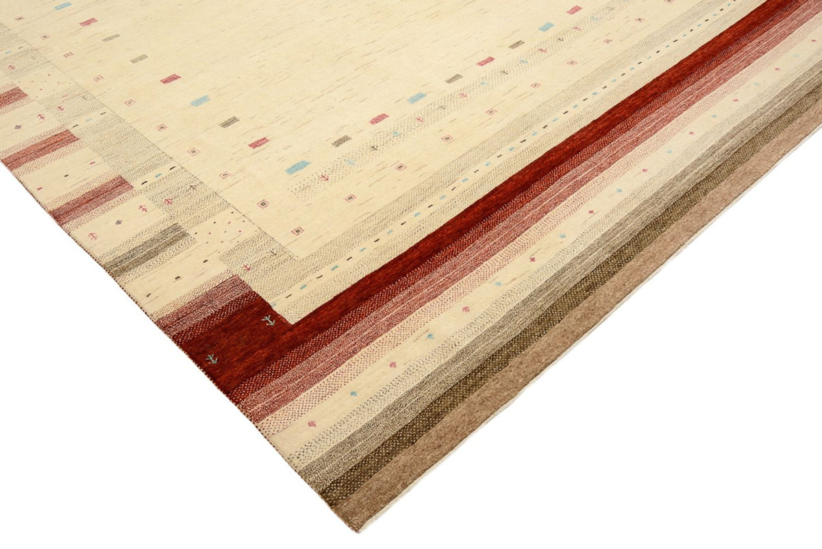 Dywan Gabbeh - Loribaft Indus - 349 x 251 cm - jasny beż