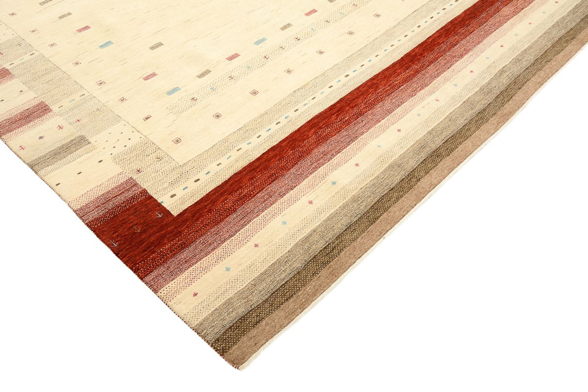 Dywan Gabbeh - Loribaft Indus - 342 x 254 cm - jasny beż