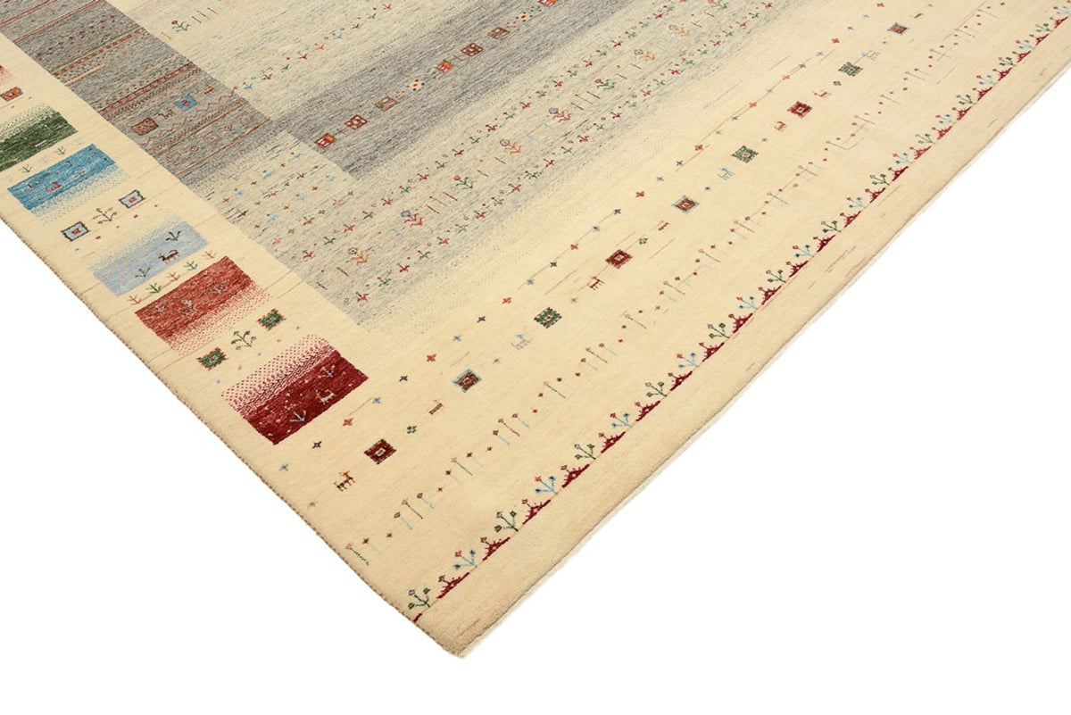 Dywan Gabbeh - Loribaft Indus - 339 x 248 cm - wielokolorowy