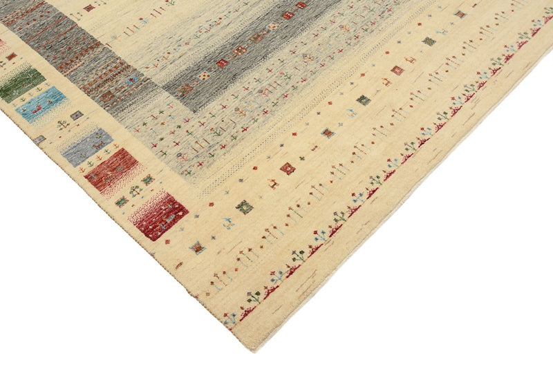 Dywan Gabbeh - Loribaft Indus - 243 x 171 cm - wielokolorowy