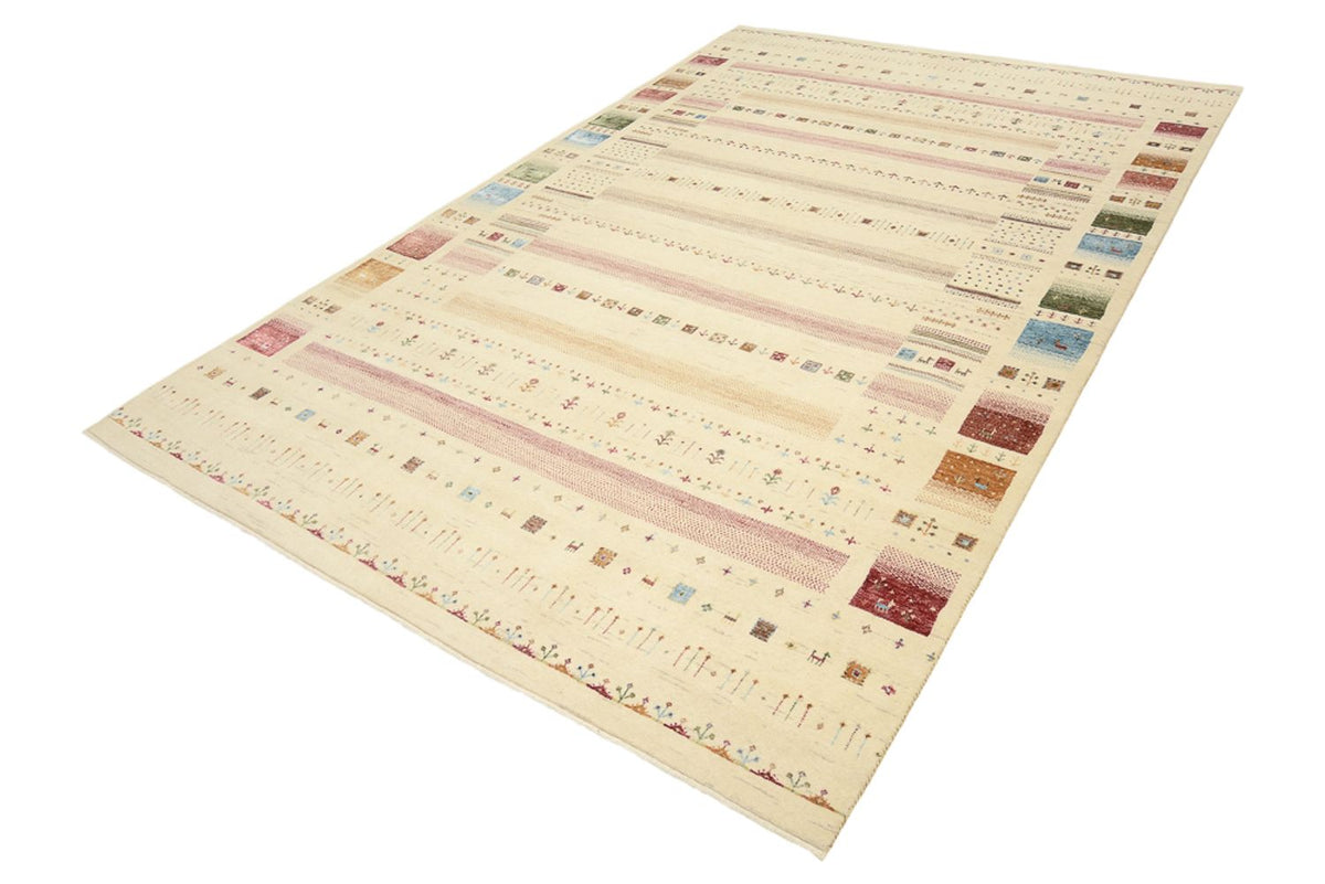 Dywan Gabbeh - Loribaft Indus - 304 x 200 cm - wielokolorowy