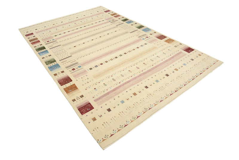 Dywan Gabbeh - Loribaft Indus - 304 x 200 cm - wielokolorowy