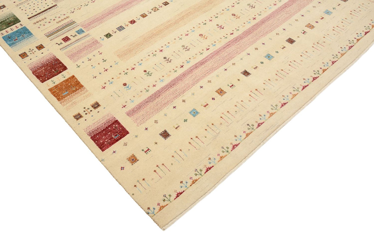 Dywan Gabbeh - Loribaft Indus - 304 x 200 cm - wielokolorowy