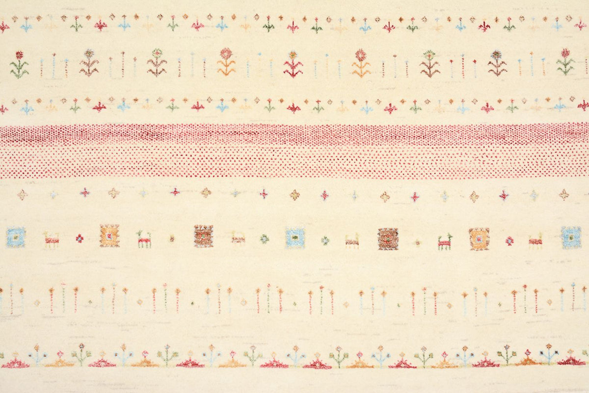 Dywan Gabbeh - Loribaft Indus - 304 x 200 cm - wielokolorowy