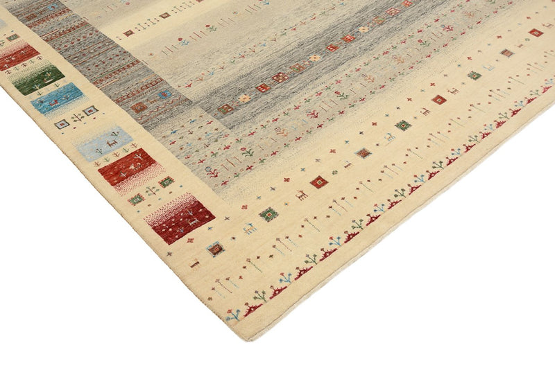 Dywan Gabbeh - Loribaft Indus - 252 x 203 cm - wielokolorowy