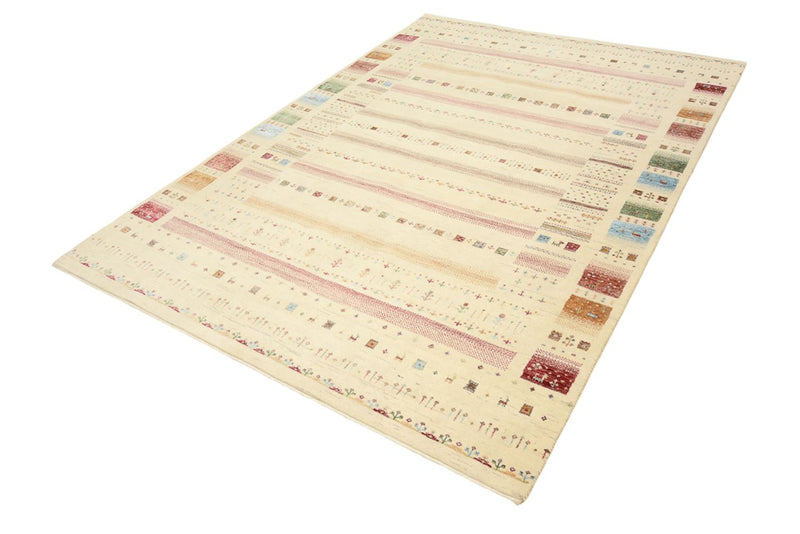 Dywan Gabbeh - Loribaft Indus - 246 x 171 cm - wielokolorowy