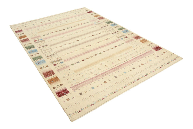 Dywan Gabbeh - Loribaft Indus - 246 x 171 cm - wielokolorowy