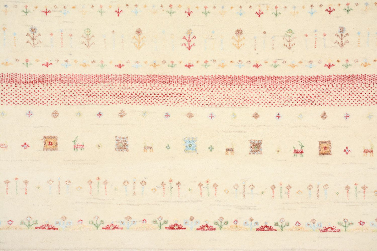 Dywan Gabbeh - Loribaft Indus - 246 x 171 cm - wielokolorowy