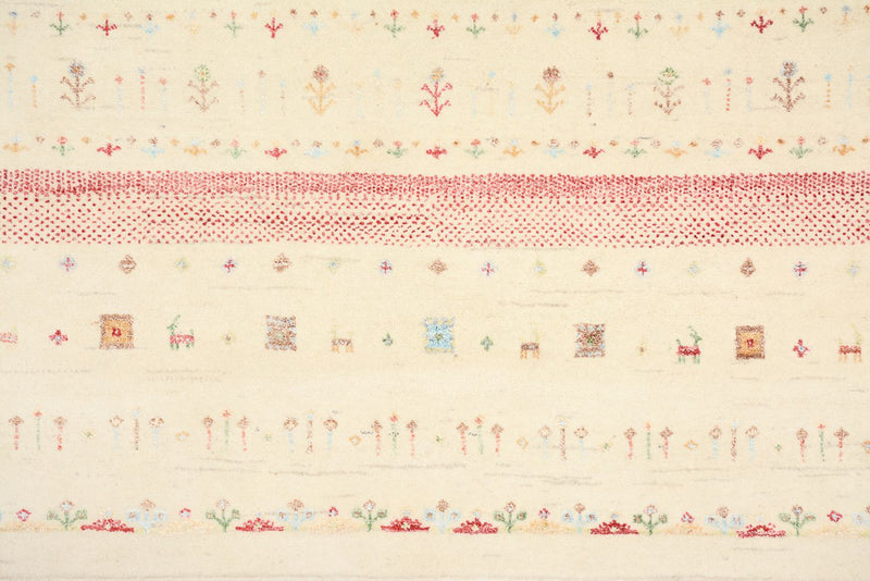 Dywan Gabbeh - Loribaft Indus - 246 x 171 cm - wielokolorowy