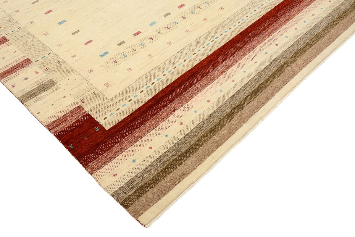 Dywan Gabbeh - Loribaft Indus - 296 x 203 cm - jasny beż