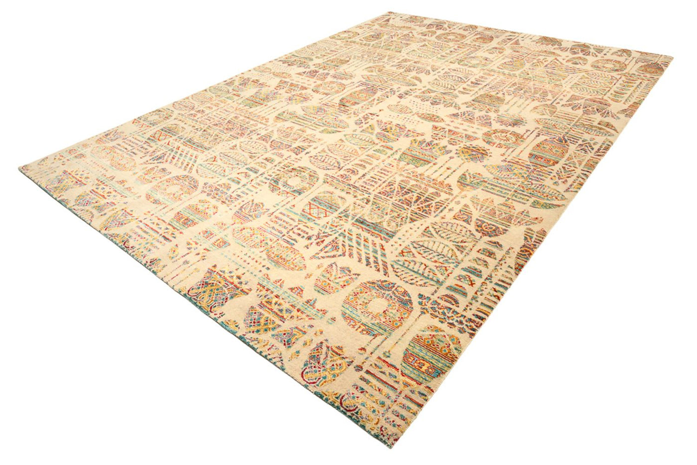 Designerski dywan - 366 x 271 cm - ciemny beż