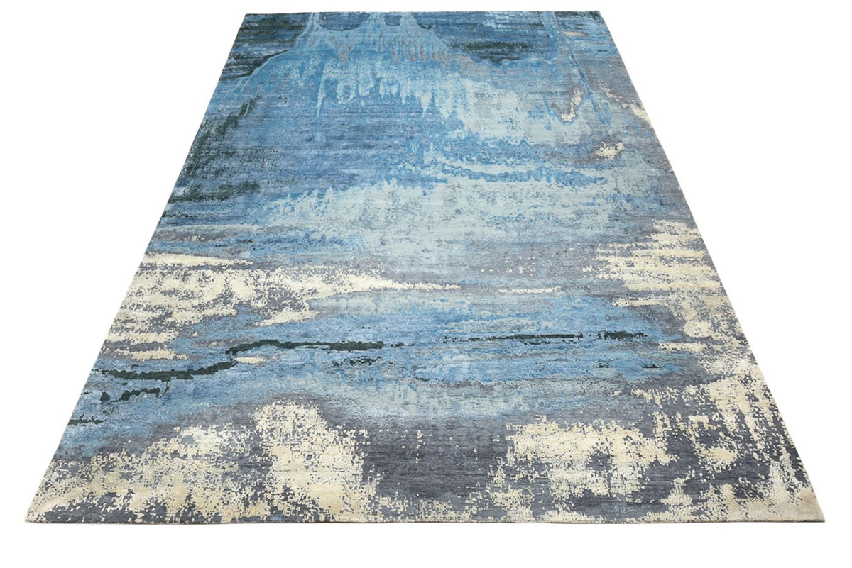 Designerski dywan - 430 x 306 cm - ciemnoniebieski