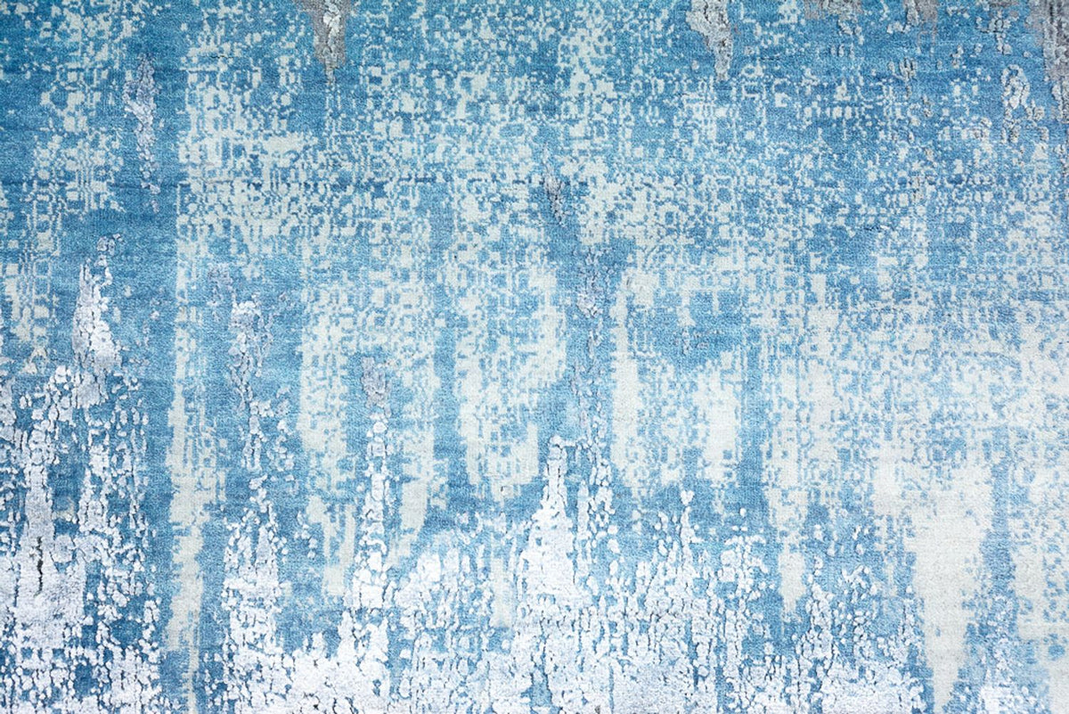 Designerski dywan - 430 x 306 cm - ciemnoniebieski