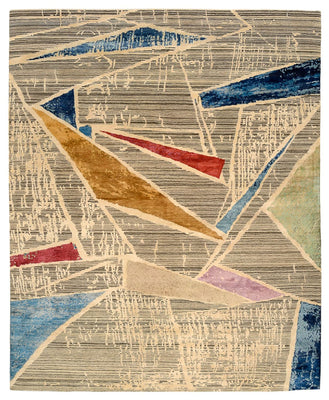 Designerski dywan - 303 x 246 cm - wielokolorowy