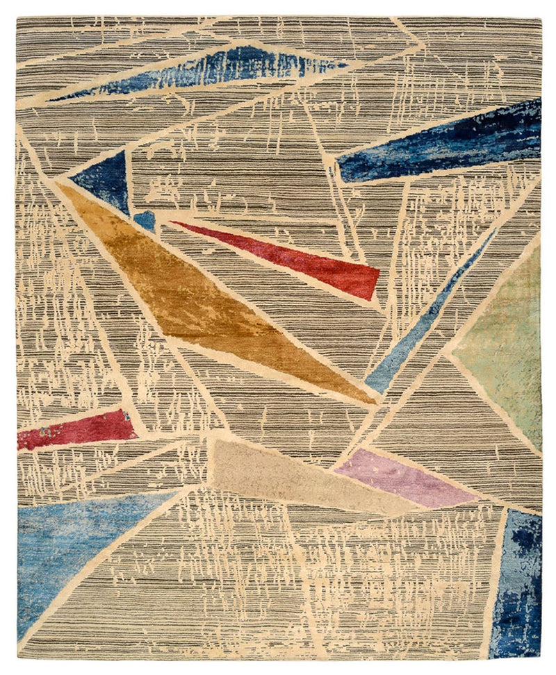 Designerski dywan - 303 x 246 cm - wielokolorowy