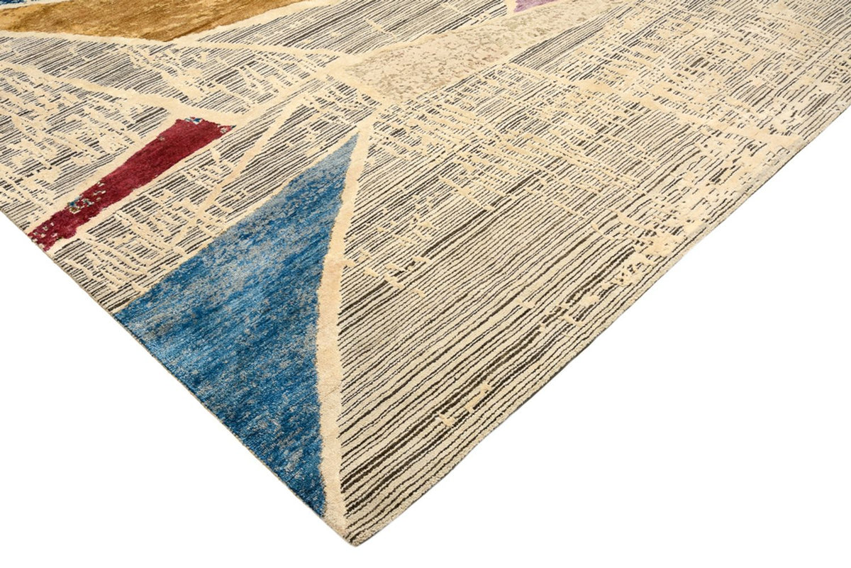 Designerski dywan - 303 x 246 cm - wielokolorowy