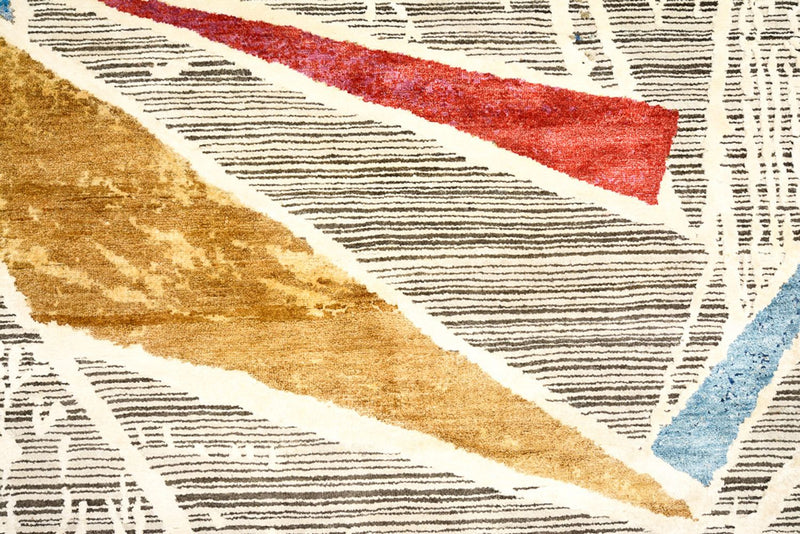 Designerski dywan - 303 x 246 cm - wielokolorowy