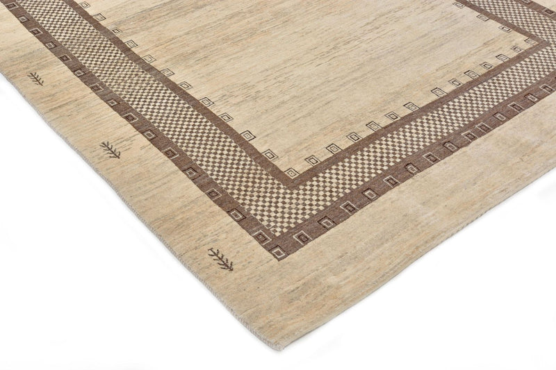 Dywan Gabbeh - Loribaft Perski - 242 x 176 cm - beżowy