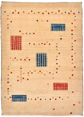 Dywan Gabbeh - Loribaft Perski - 157 x 111 cm - wielokolorowy