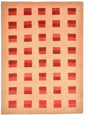 Dywan Gabbeh - Loribaft Perski - 211 x 151 cm - czerwony