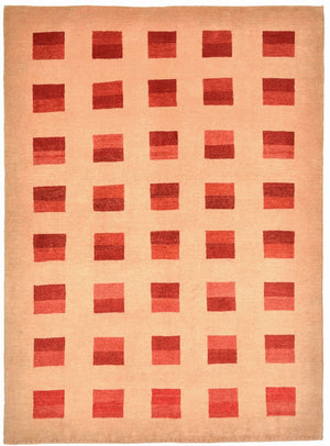 Dywan Gabbeh - Loribaft Perski - 211 x 151 cm - czerwony