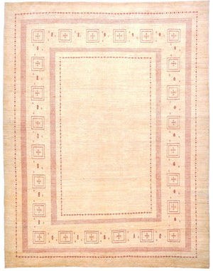 Dywan Gabbeh - Loribaft Perski - 417 x 309 cm - beżowy