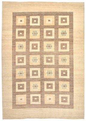 Dywan Gabbeh - Loribaft Perski - 384 x 265 cm - jasnobrązowy